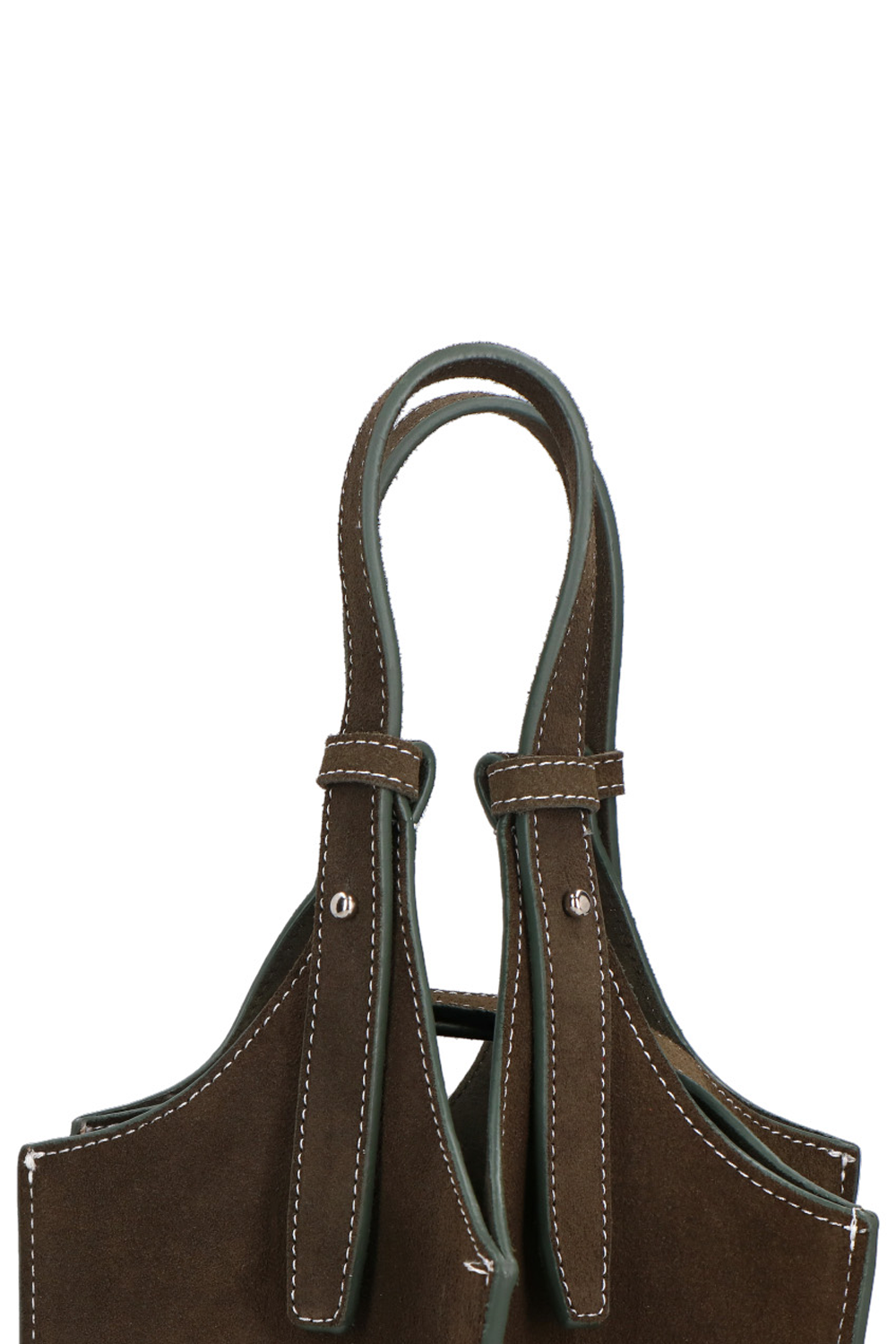 Chunks Bucket Olive Suede
