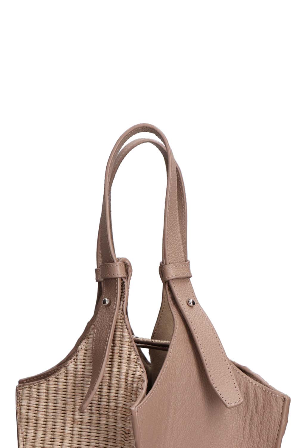 Chunks Bucket Raffia/Taupe