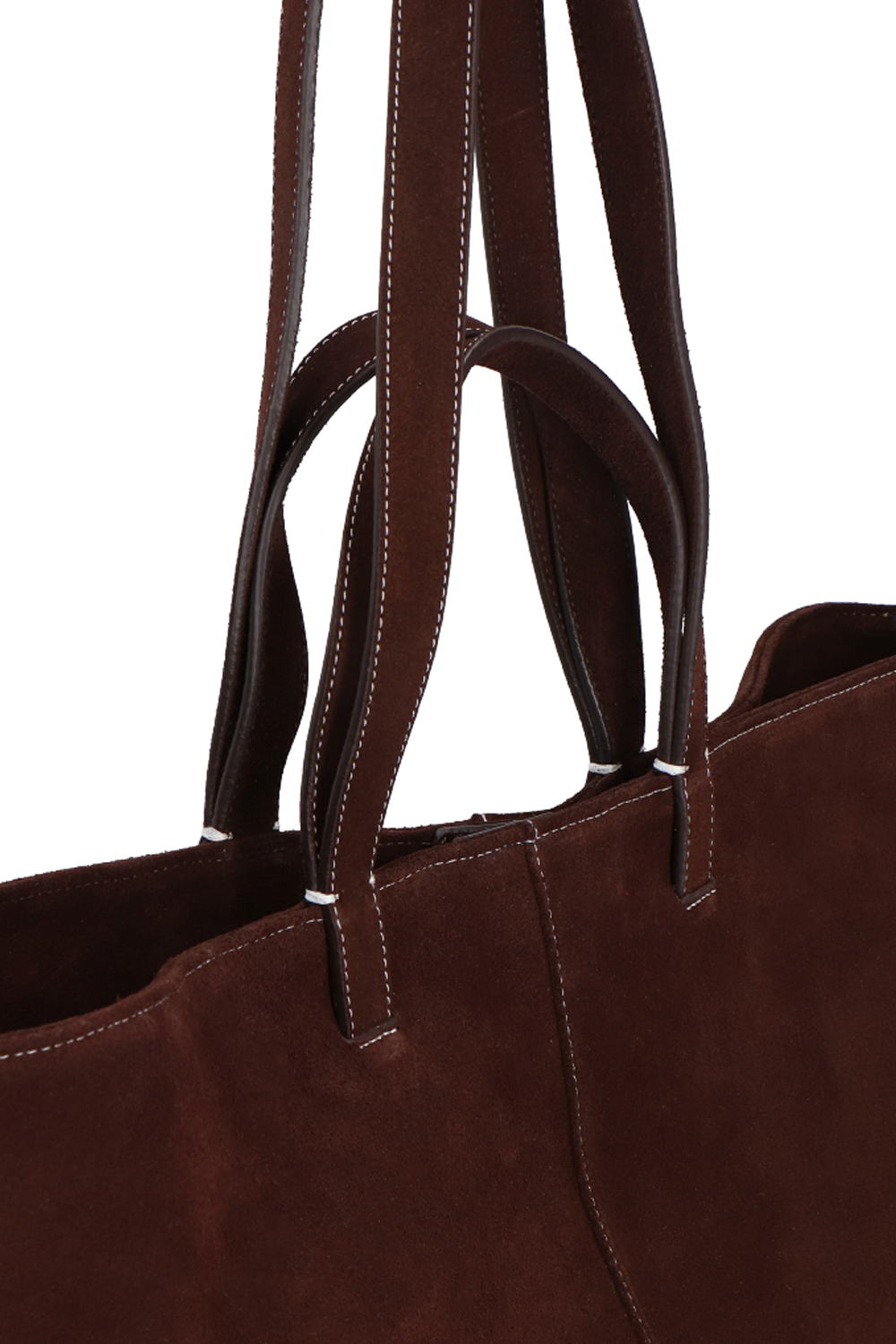 Luxe Tote Cocoa Suede